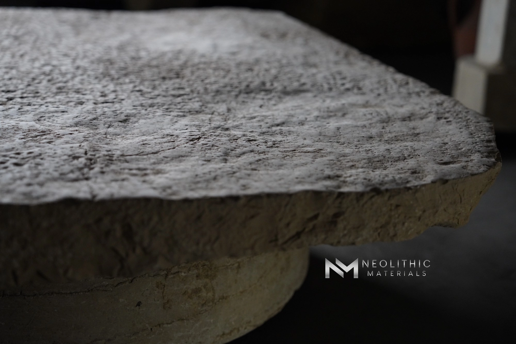 Antique Italian Limestone Table Top - Image 3